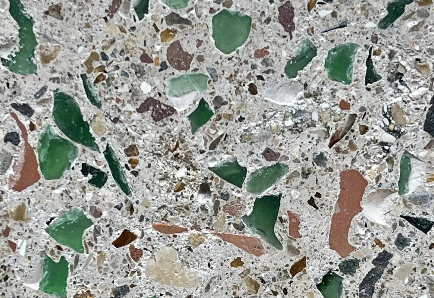 Terrazzo recyclé - Fragment